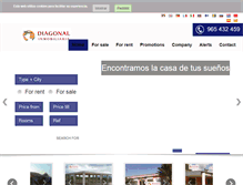 Tablet Screenshot of inmodiagonal.com